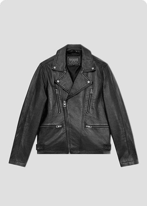 Black jacket guess hotsell